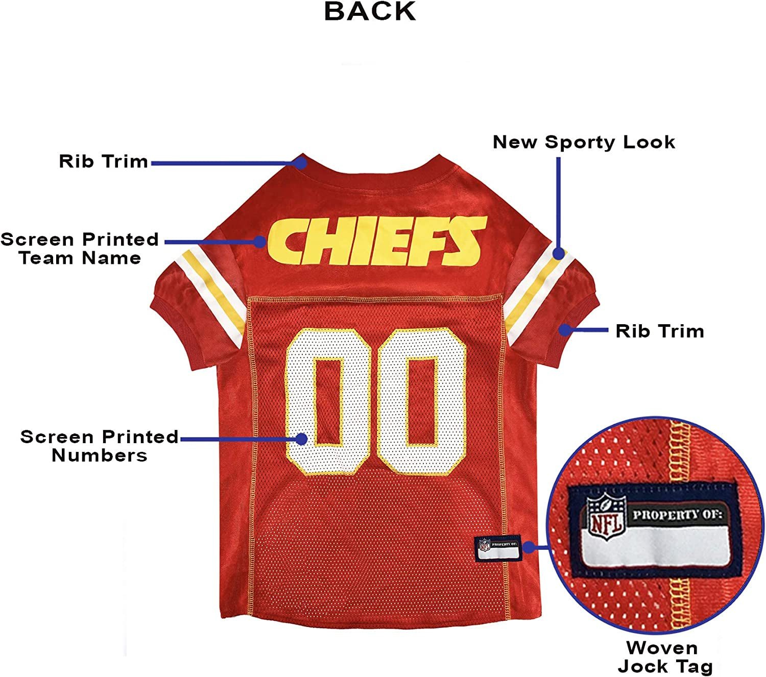 NFL Chicago Bears MESH Jersey for Dogs & Cats